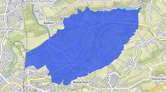 Bodenrichtwertkarte Leverkusen Bergisch Neukirchen